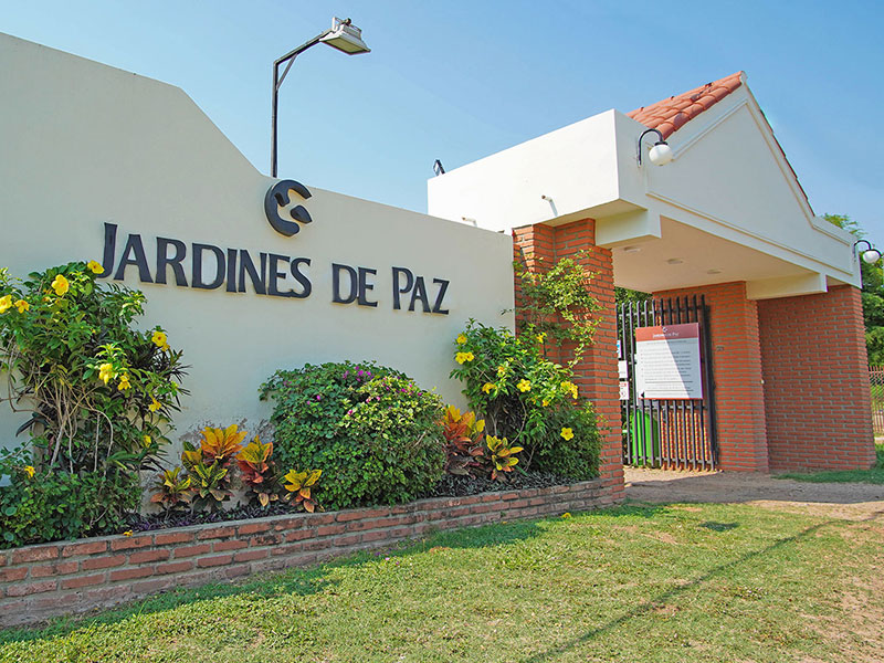 Equipo y entorno de Jardines de Paz